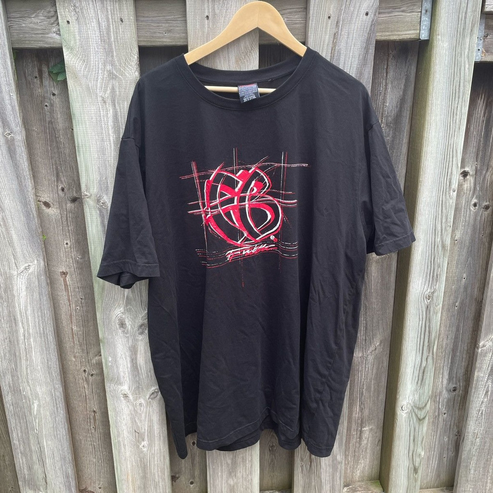 Black red screen print size 3xl baggy fubu t-shirt (not 2xl)